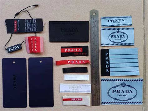 prada labels and tags